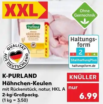 Kaufland K-Purland Hähnchen Keulen 2 kg Angebot