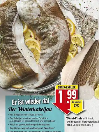 E-Center Skrei-filets Angebot