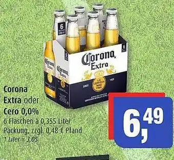 Markant Corona extra oder cero 0.0% Angebot