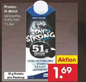 Netto Marken-Discount Protein h-milch Angebot