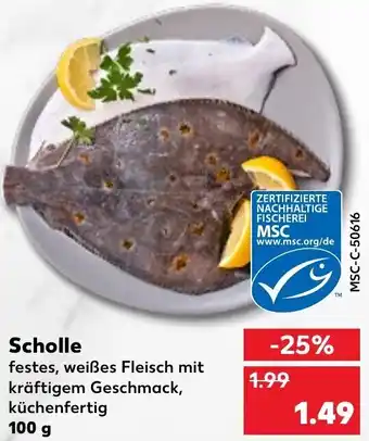 Kaufland Scholle 100 g Angebot