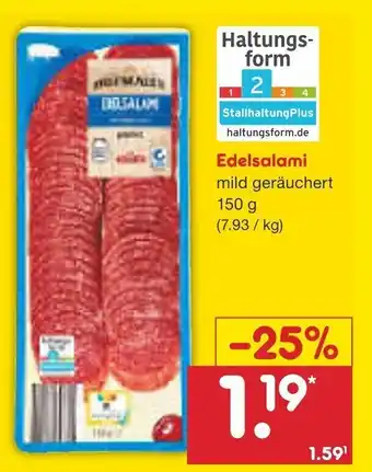 Netto Marken-Discount Hofmaier Edelsalami 150g Angebot