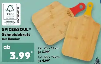 Kaufland Spice & Soul Schneidebrett Angebot