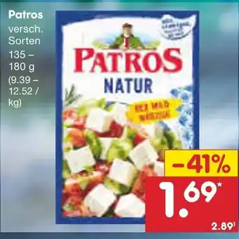 Netto Marken-Discount Patros Fetakase 135-180g Angebot