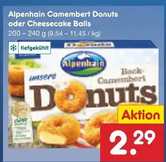 Netto Marken-Discount Alpenhain Camembert Donuts o. Cheesecake Balls 200-240g Angebot