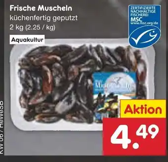 Netto Marken-Discount Frische Muscheln 2kg Angebot