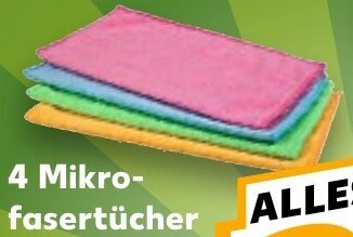 Kaufland 4 Mikrofasertücher Angebot