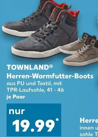 Kaufland Townland Herren Warmfutter Boots Angebot