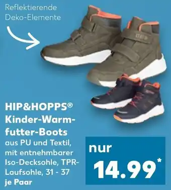 Kaufland Hip&Hopps Kinder Warmfutter Boots Angebot