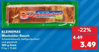 Kaufland Kleinemas Wacholder Bauch 300 g Stück Angebot