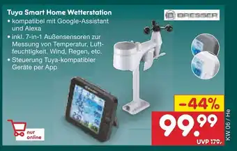 Netto Marken-Discount Bresser Tuya Smart Home Wetterstation Angebot