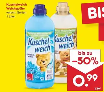 Netto Marken-Discount Kuschelweich Weichspuler 1L Angebot