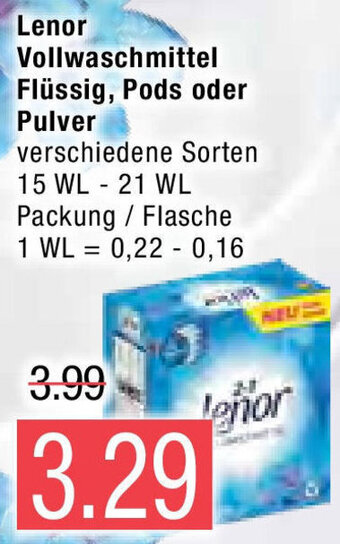 Marktkauf Lenor Vollwaschmittel Flüssig, Pods oder Pulver Angebot