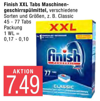 Marktkauf Finish XXL Tabs Maschinengeschirrspülmittel Angebot