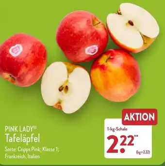 Aldi Nord Pink Lady Tafeläpfel 1 kg Schale Angebot