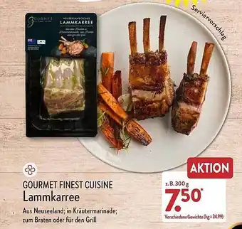 Aldi Nord Gourmet finest cuisine lammkarree Angebot