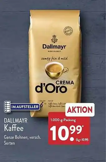 Aldi Nord Dallmayr kaffee Angebot