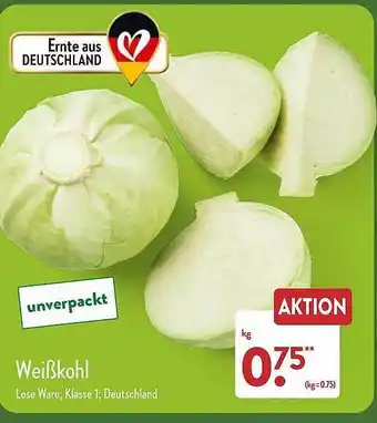 Aldi Nord Weißkohl Angebot