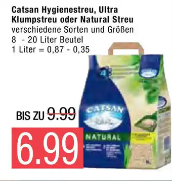 Marktkauf Catsan Hygienestreu, Ultra Klumpstreu oder Natural Streu Angebot