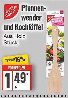 Edeka Gut & günstig pfannenwender und kochlöffel Angebot