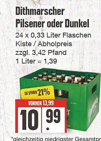 Edeka Dithmarscher pilsener oder dunkel Angebot