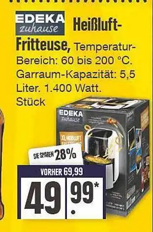 Edeka Edeka zuhause heißluft-fritteuse Angebot