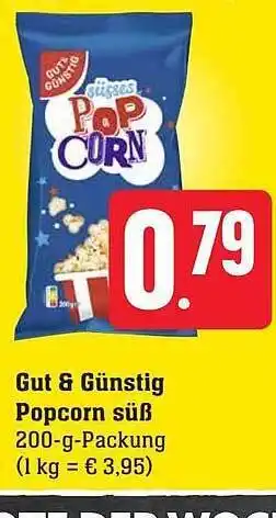 Edeka Gut & günstig popcorn süß Angebot