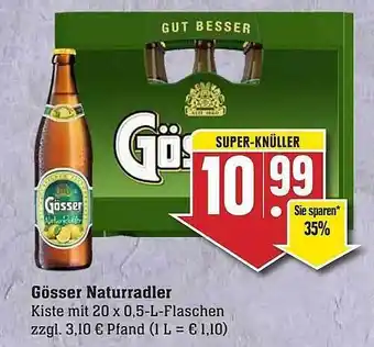 Edeka Gösser naturradler Angebot