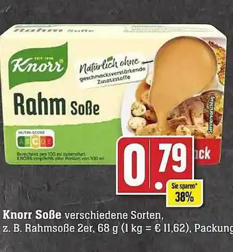 Edeka Knorr soße Angebot