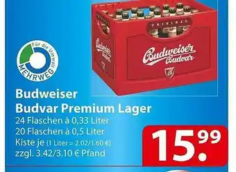 Famila Nord Ost Budweiser budvar premium lager Angebot