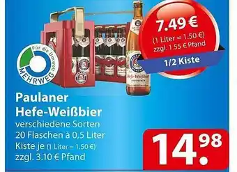 Famila Nord Ost Paulaner hefe-weißbier Angebot