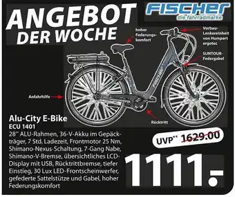 Famila Nord Ost Fischer alu-city e-bike ecu 1401 Angebot