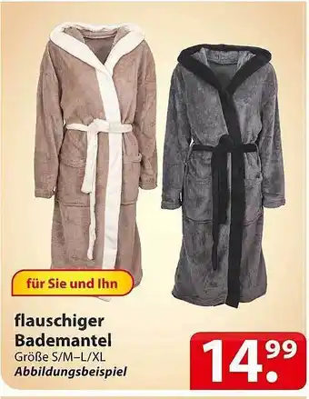 Famila Nord Ost Flauschiger bademantel Angebot