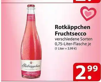 Famila Nord Ost Rotkäppchen fruchtsecco Angebot