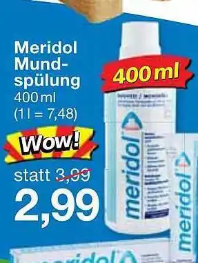 Jawoll Meridol mundspülung Angebot