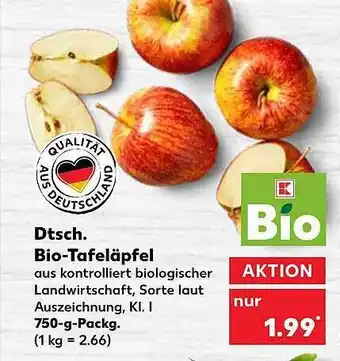 Kaufland Dtsch. bio-tafeläpfel Angebot