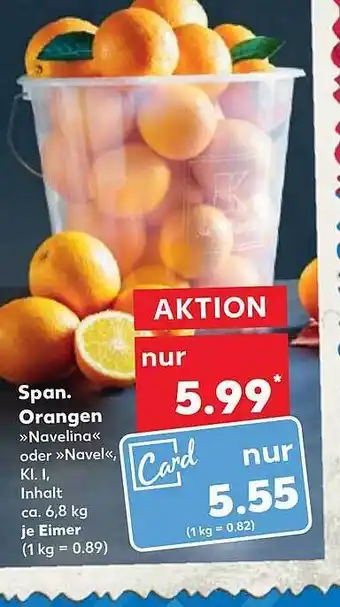 Kaufland Span. orangen „navelina“ oder „navel“ Angebot