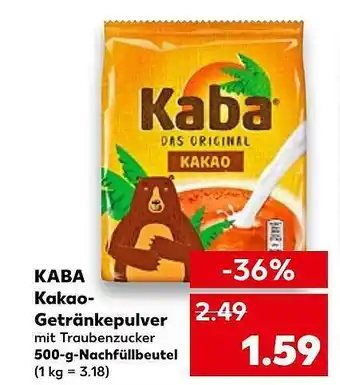 Kaufland Kaba kakao-getränkepulver Angebot