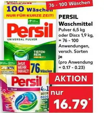 Kaufland Persil waschmittel Angebot