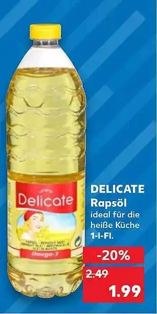 Kaufland Delicate rapsöl Angebot