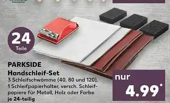 Kaufland Parkside handschleif-set Angebot