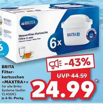 Kaufland Brita filterkartuschen „maxtra“ Angebot