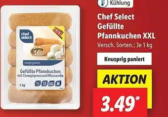 Lidl Chef select gefüllte pfannkuchen xxl Angebot