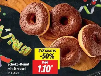 Lidl Schoko-donut mit streusel Angebot