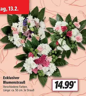 Lidl Exklusiver blumenstrauß Angebot