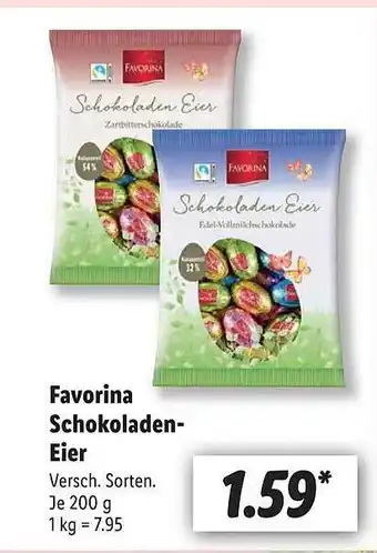 Lidl Favorina schokoladen-eier Angebot