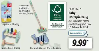 Lidl Playtive baby-holzspielzeug Angebot