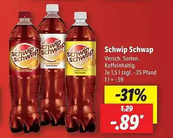 Lidl Schwip schwap Angebot