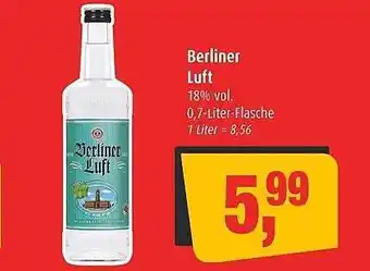 Markant Berliner luft Angebot