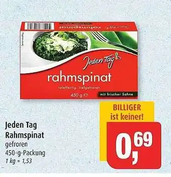 Markant Jeden tag rahmspinat Angebot